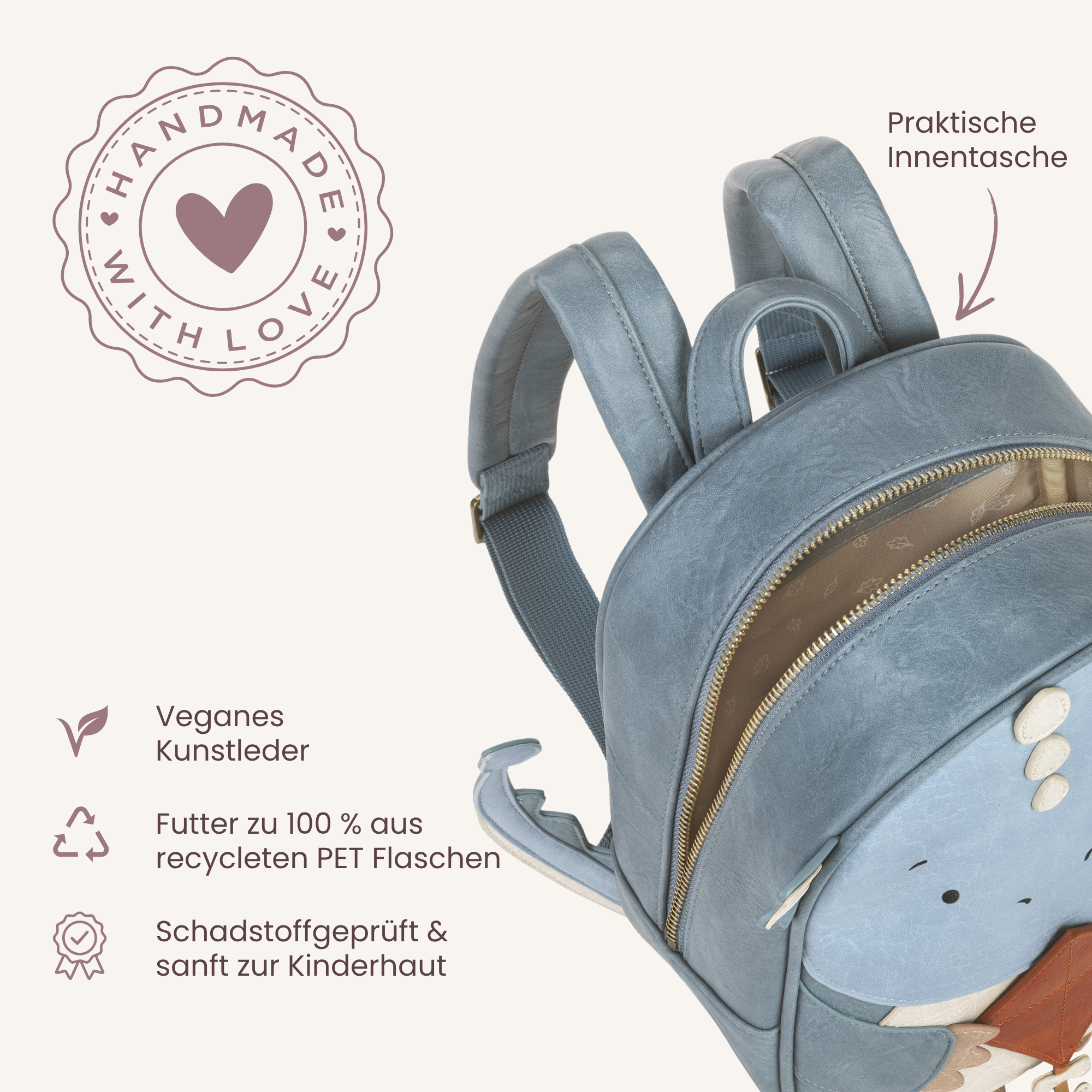 Little Who großer Kinderrucksack Drache Snorre