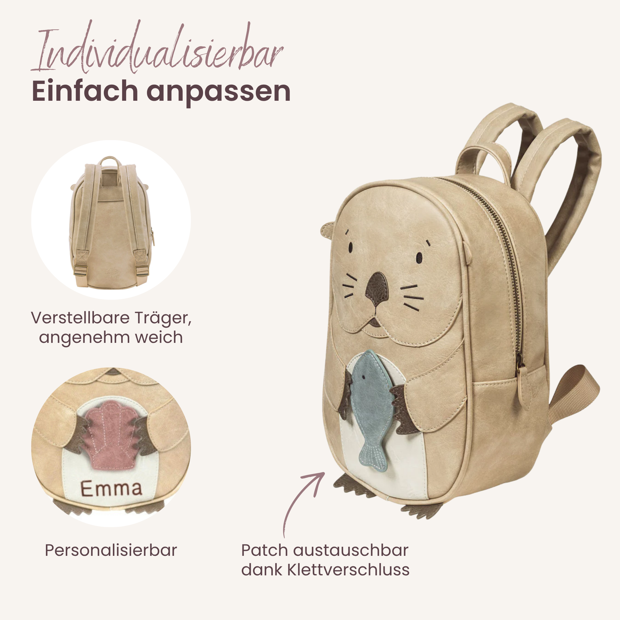 Little Who großer Kinderrucksack Otter Mathilda