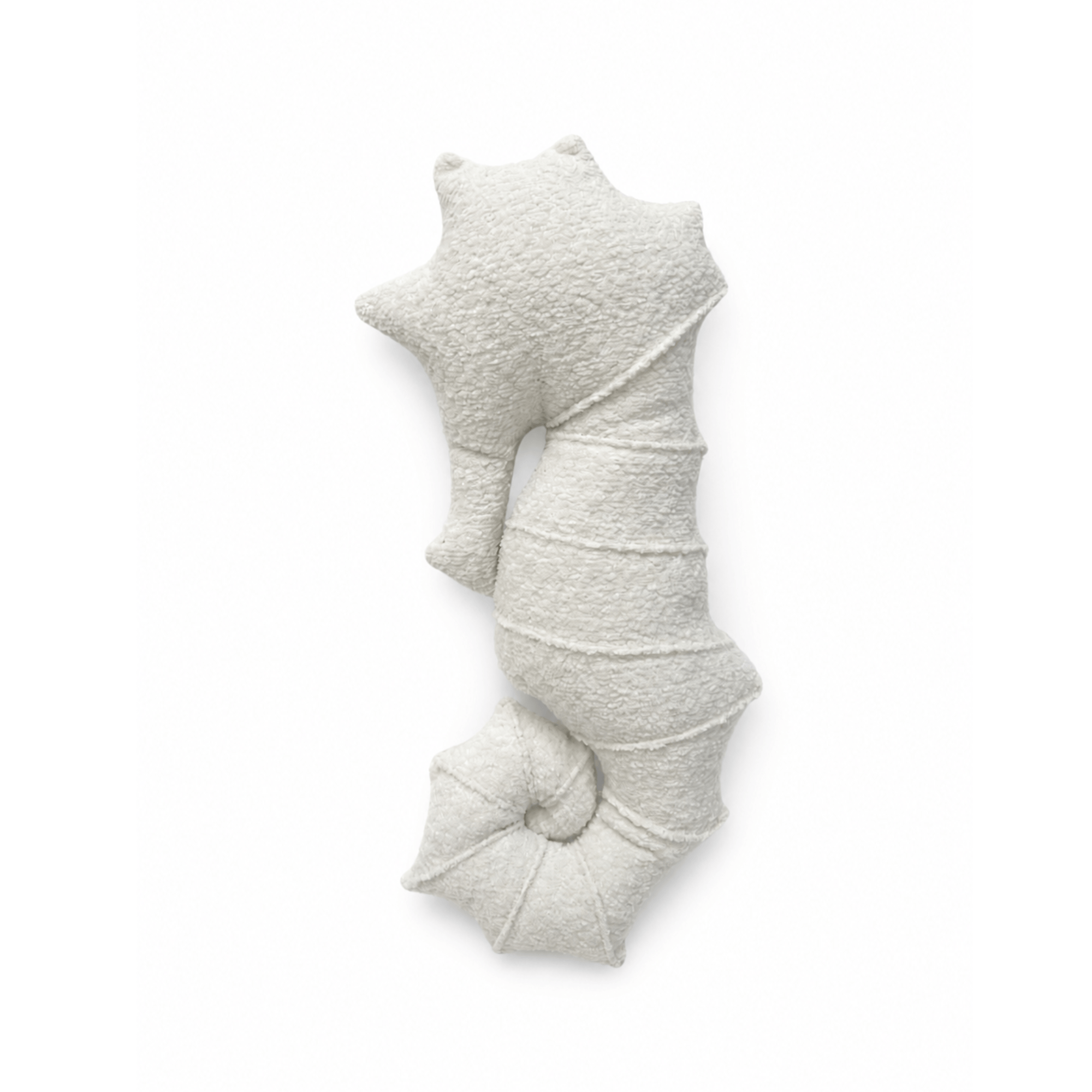MeowBaby_Seahorse_Cushion_Boucle_White