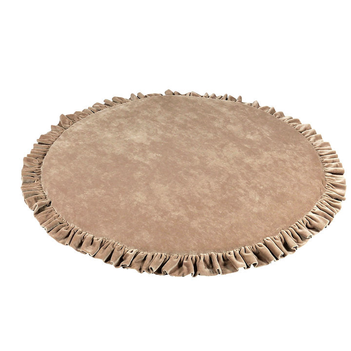 Playmat-with-ruffles-Round-100cm-SOFT-VELVET-dark-beige-5904181240390-01