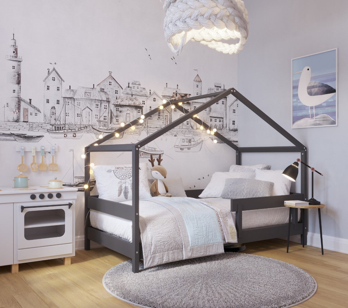 YappyKids-Hausbett-YappyHytte-aus-Massivholz-160x80-cm-Anthracite-01