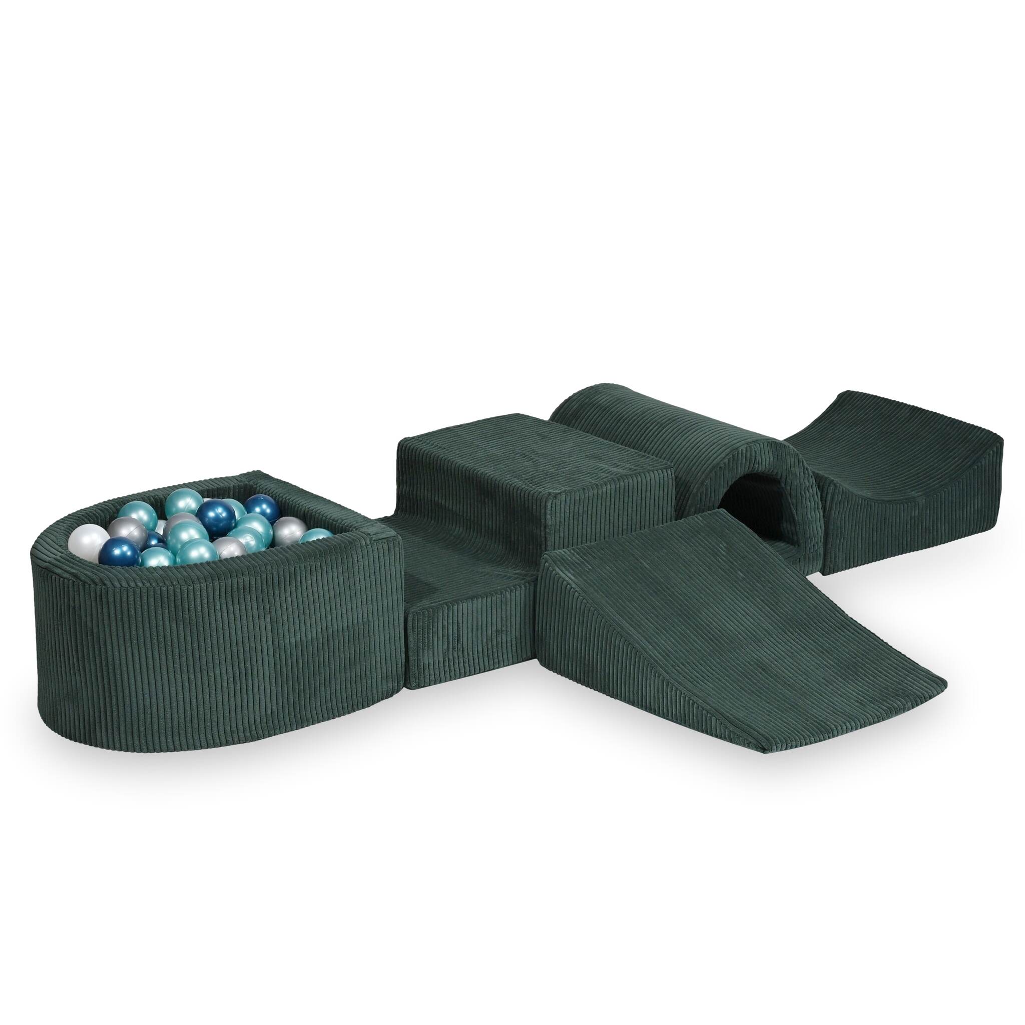 sz600-Mimii-piankowy-plac-zabaw-z-basenem-90x30-sztruks-zielony-200-pilek