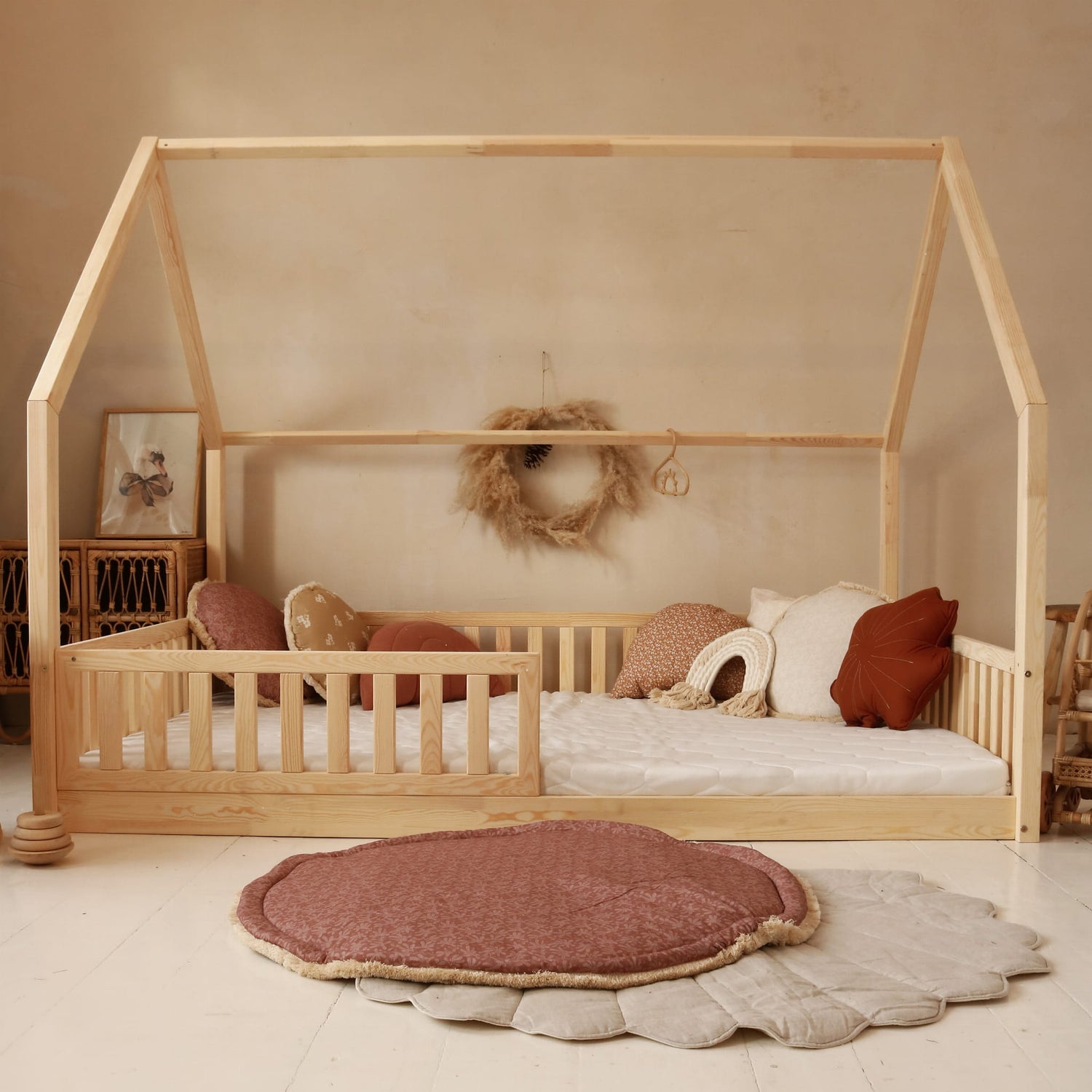 2562-LULETTO-Hausbett-Bianco-200x140-cm-Naturholz-02
