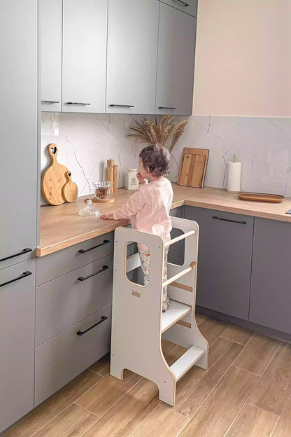 BabyWood-K-chenhelfer_Lernturm-SLIM-M-grau-05