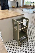 BabyWood-K-chenhelfer_Lernturm-SLIM-M-olive-02