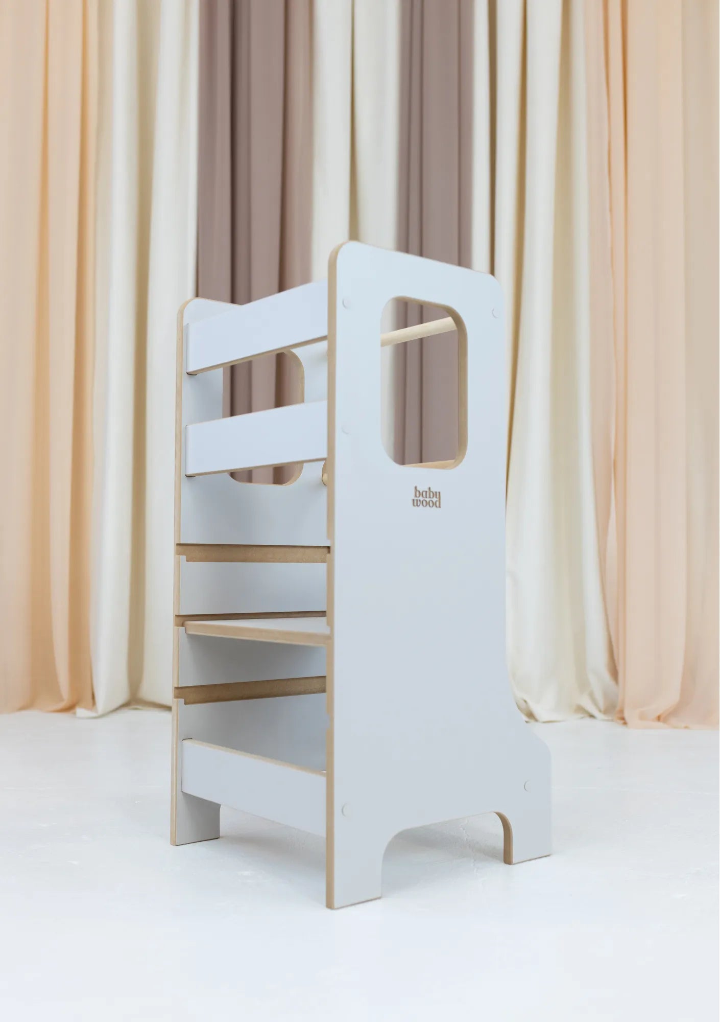 Babywood-Learning-Tower-Slim-kaschmirfarben