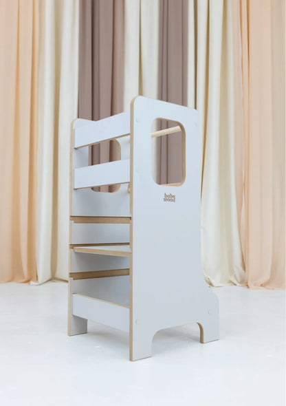 Babywood-Learning-Tower-Slim-kaschmirfarben