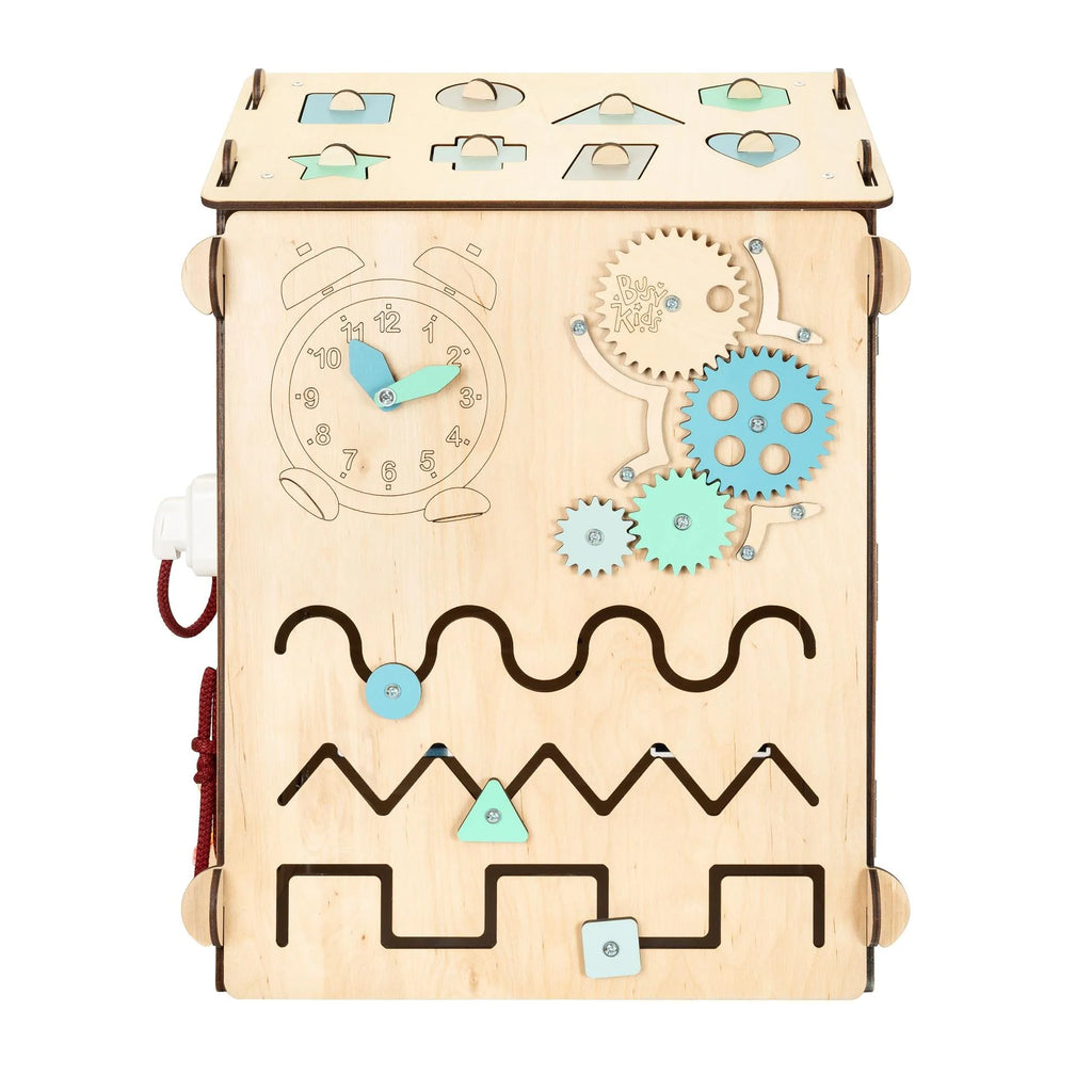 BusyKids-BusyBoard-das-sensorische-Montessori-Spielhaus-Natura-Mint-limitierte-Auflage-11