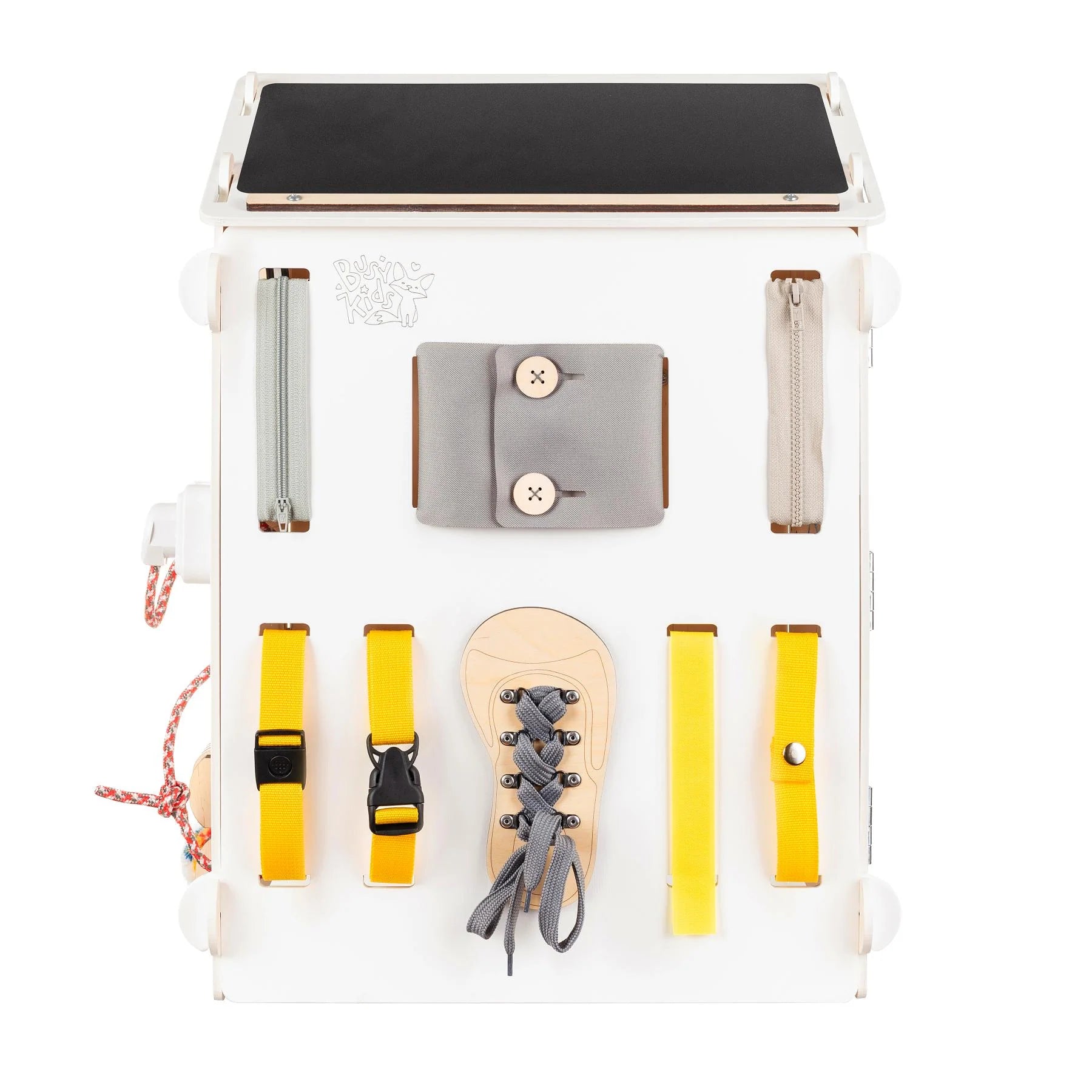 BusyKids-BusyBoard-das-sensorische-Montessori-Spielhaus-Weiss_Pastell-limitierte-Auflage-10