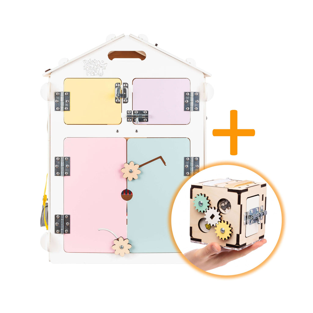 BusyKids-Set-BusyBoard-Spielhaus-weiss_pastell-und-kreativer-W-rfel-01