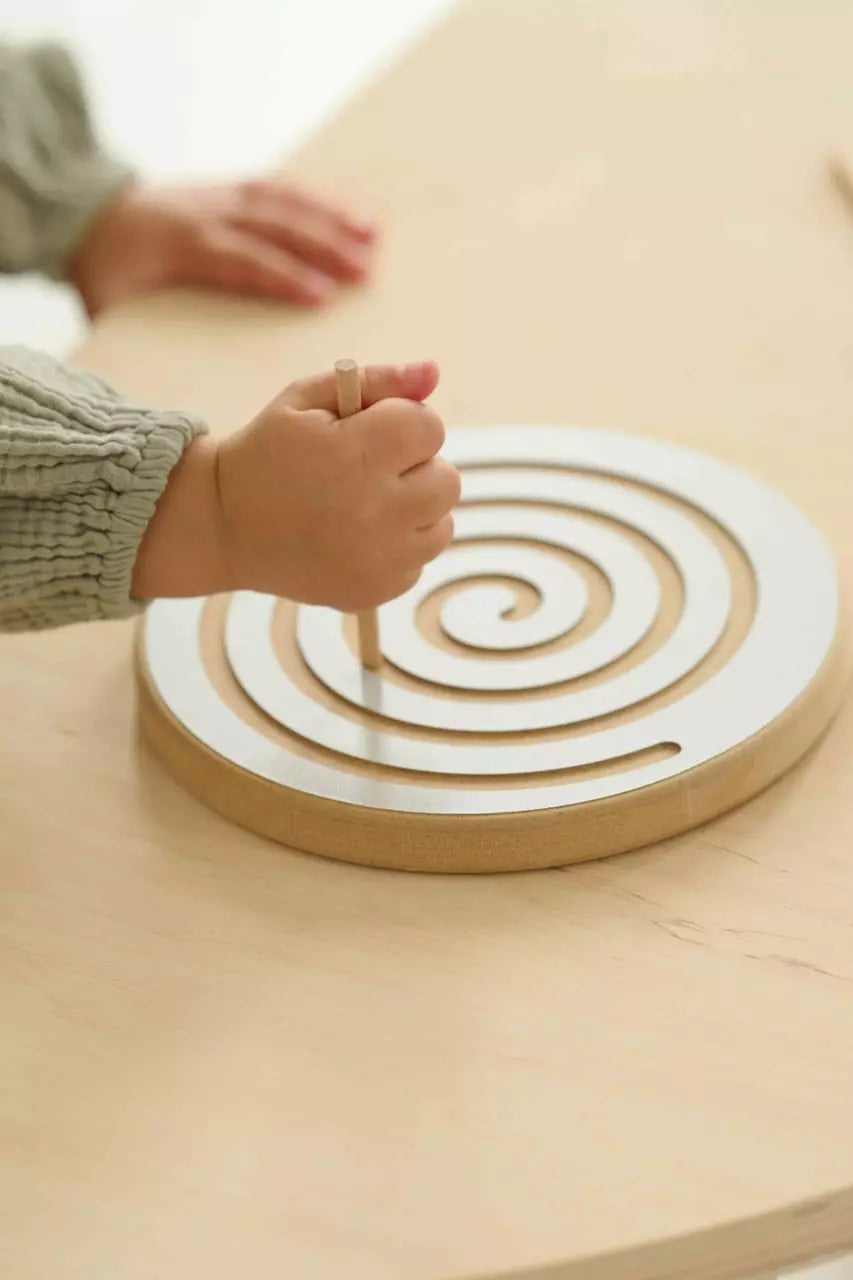 BabyWood Montessori 2-in-1 Wooden Bookshelf for Books and Toys