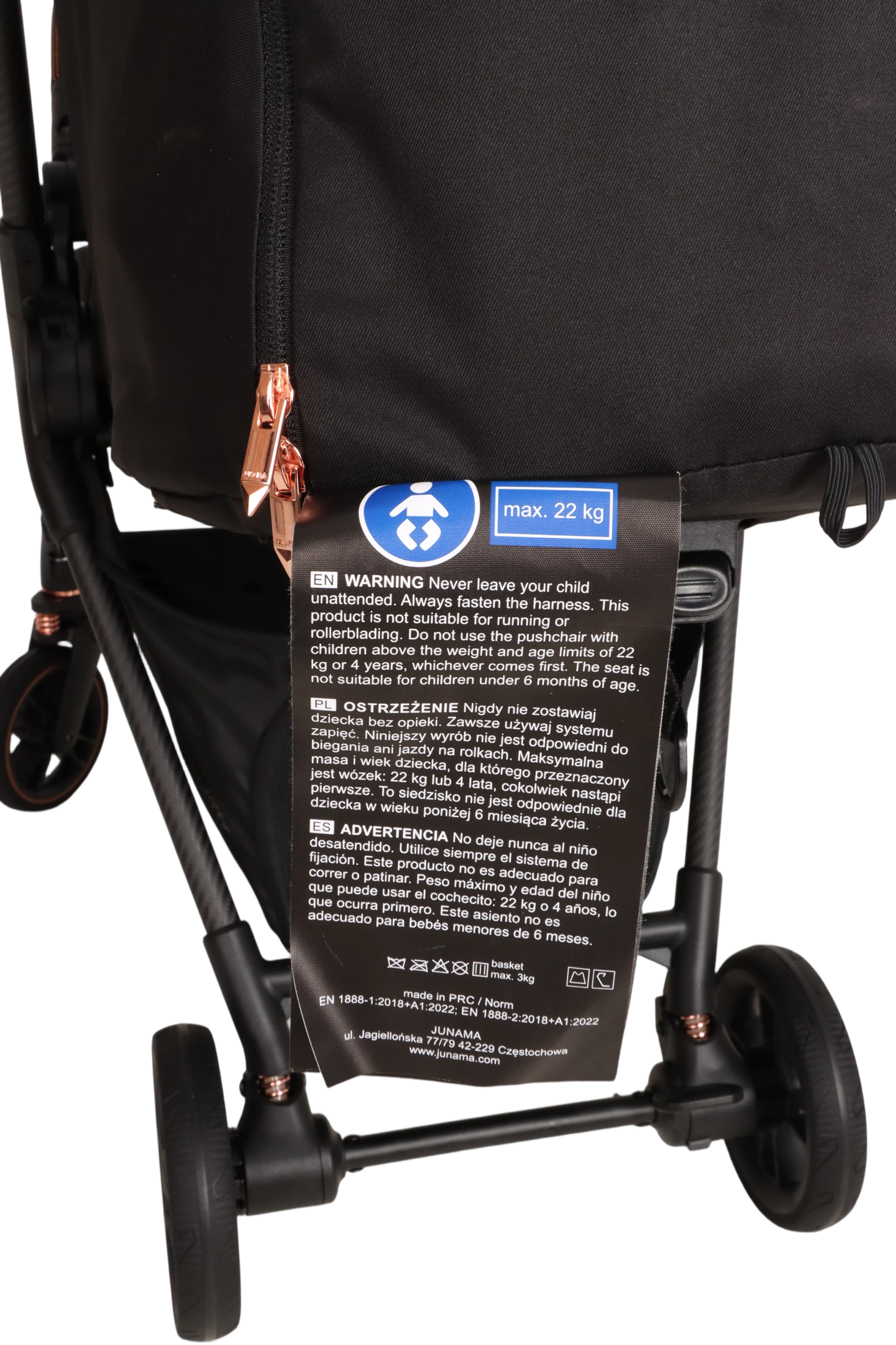 JUNAMA Reisebuggy AVIATOR - faltbar, fürs Handgepäck