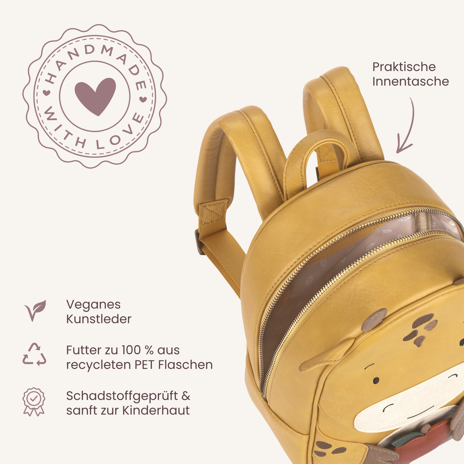 Little Who großer Kinderrucksack Giraffe Trudy