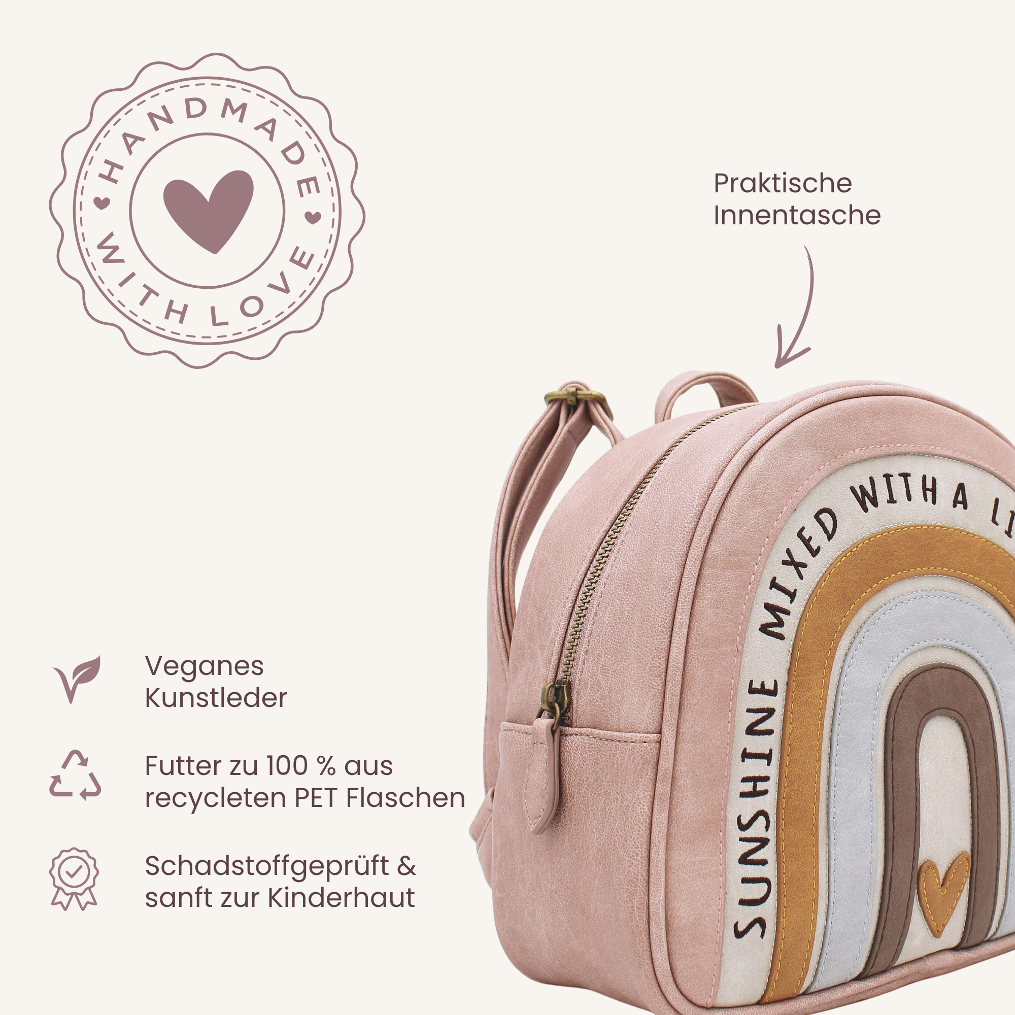 Little Who großer Kinderrucksack Regenbogen Hedwig