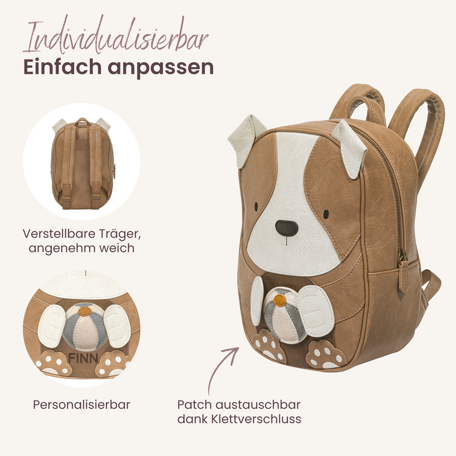 Little Who großer Kinderrucksack Hund Henri