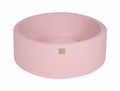 MeowBaby-Rund-Ballebad-fur-Babys-90x30cm-Kinder-Ballepool-Baumwolle-HellrosaOhne-Balle-B001003DE