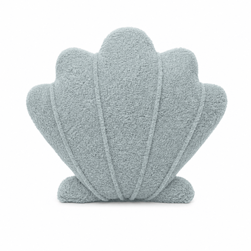 MeowBaby_Shell_Cushion_Boucle_Fresh_Mint