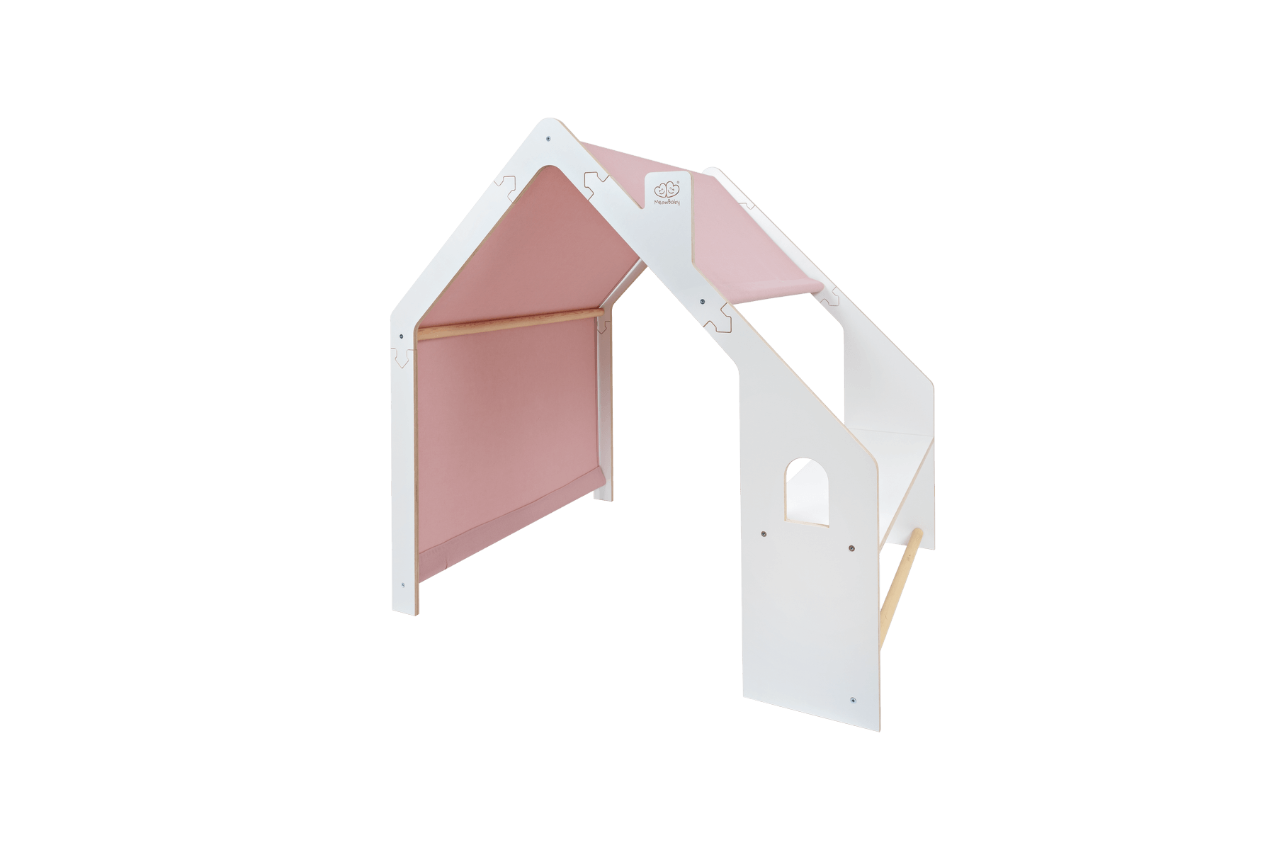 MeowBabySpielhaus_KaufladenweissmitrosaDach01