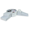 MiMii-Schaumspielset-B-llebad-rund-VELVET-Soft-hellgrau-mit-200-B-llen