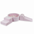MiMii-Schaumspielset-B-llebad-rund-VELVET-Soft-hellpink-mit-200-B-llen
