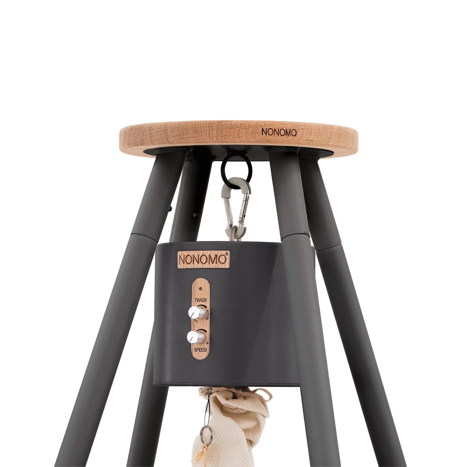 NONOMO-Heavenly-Dreams-Federwiege-mit-Motor-anthrazit-Gestell-TIPI-anthrazit-Almond-N-PBCA-MOVA-TIPI4A-03