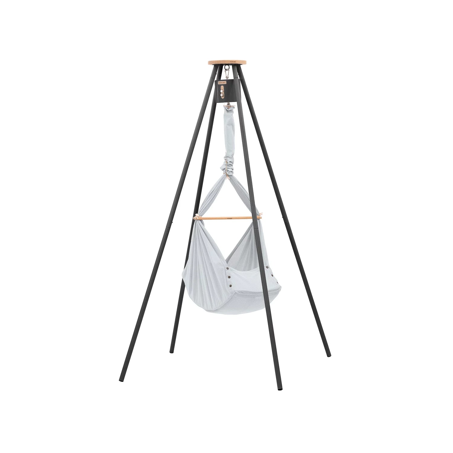 NONOMO-Heavenly-Dreams-Federwiege-mit-Motor-anthrazit-Gestell-TIPI-anthrazit-Stone-N-PBCG-MOVA-TIPI4A-01