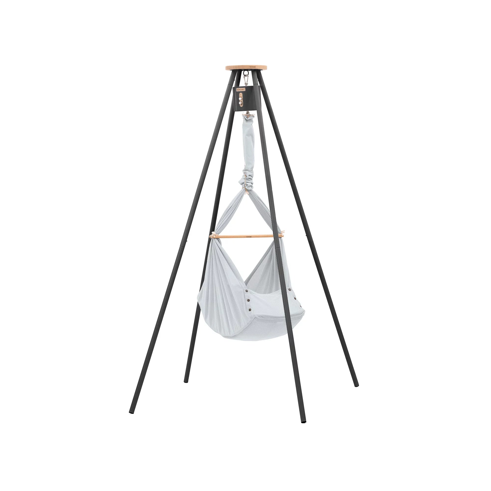 NONOMO-Heavenly-Dreams-Federwiege-mit-Motor-anthrazit-Gestell-TIPI-anthrazit-Stone-N-PBCG-MOVA-TIPI4A-01