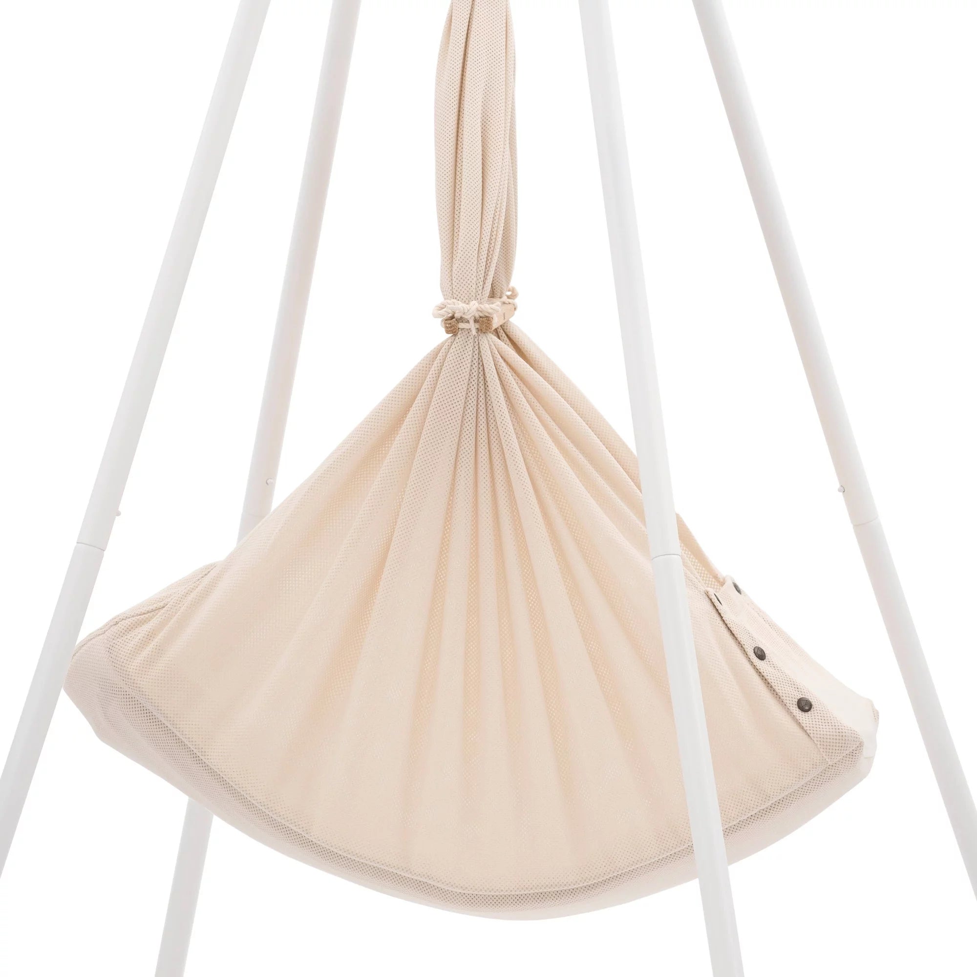 NONOMO-Heavenly-Dreams-Federwiege-mit-Motor-anthrazit-Gestell-TIPI-weiss-Almond-N-PBCA-MOVA-TIPI4WH-05