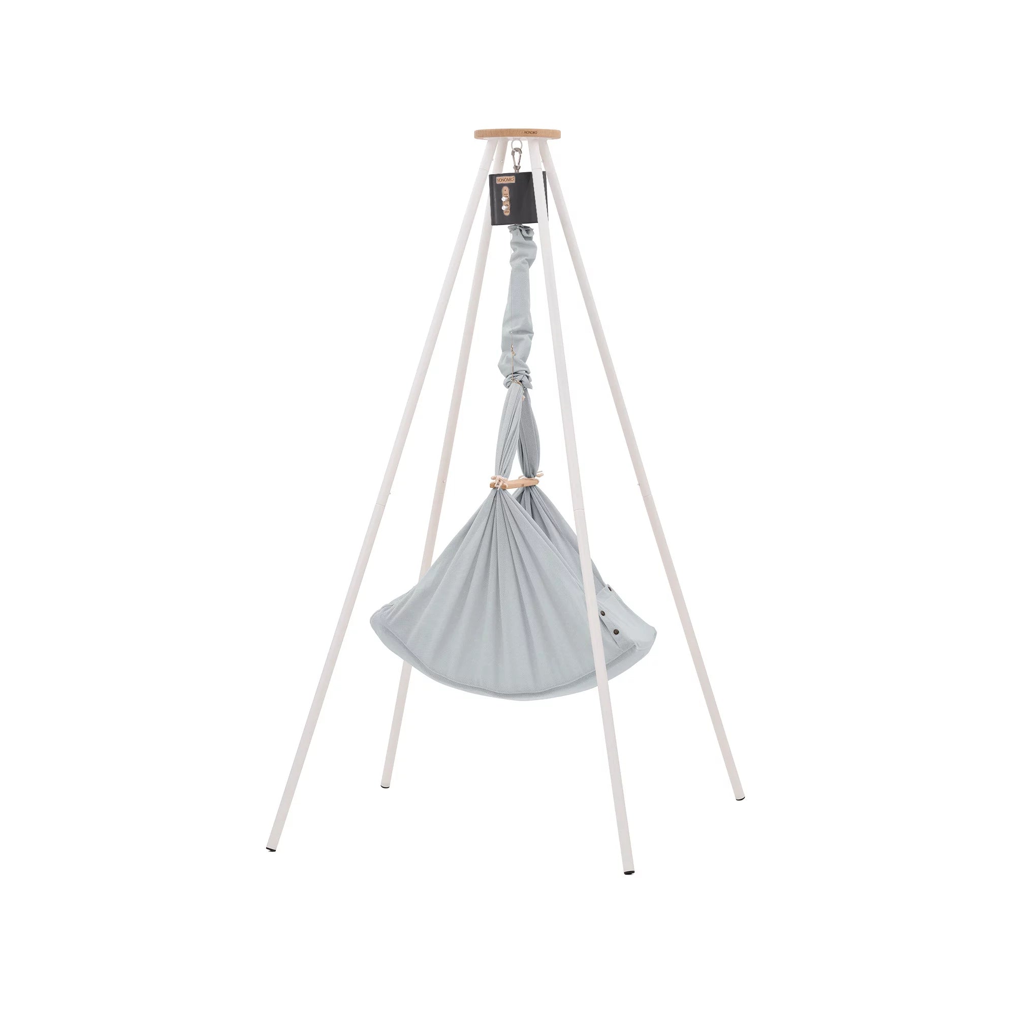 NONOMO-Heavenly-Dreams-Federwiege-mit-Motor-anthrazit-Gestell-TIPI-weiss-Stone-N-PBCG-MOVA-TIPI4WH-02