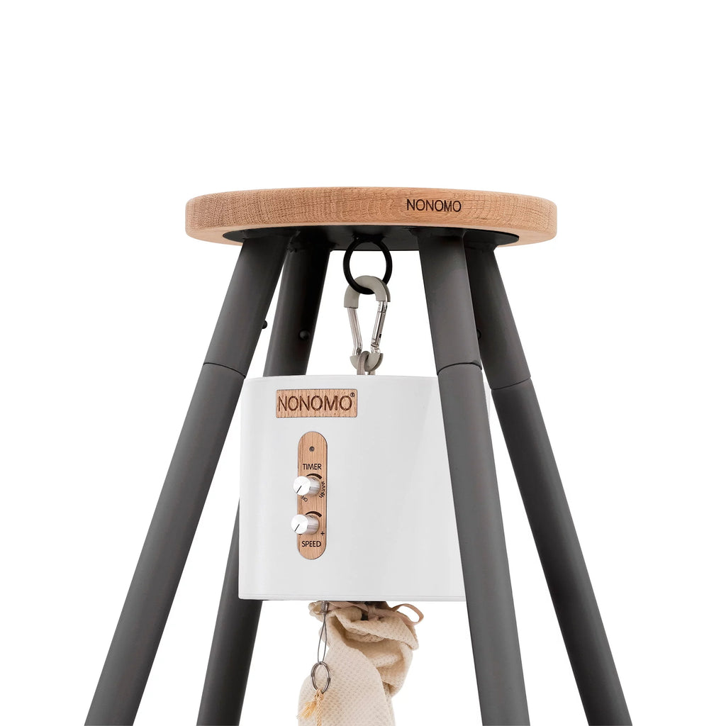 NONOMO-Heavenly-Dreams-Federwiege-mit-Motor-weiss-Gestell-TIPI-anthrazit-Almond-N-PBCA-MOVWH-TIPI4A-03