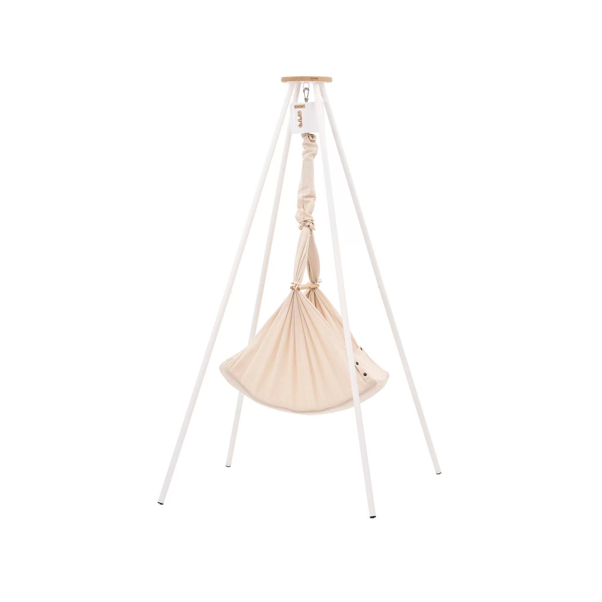 NONOMO-Heavenly-Dreams-Federwiege-mit-Motor-weiss-Gestell-TIPI-weiss-Almond-N-PBCA-MOVWH-TIPI4WH-02