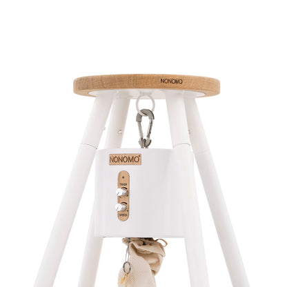 NONOMO-Heavenly-Dreams-Federwiege-mit-Motor-weiss-Gestell-TIPI-weiss-Almond-N-PBCA-MOVWH-TIPI4WH-03