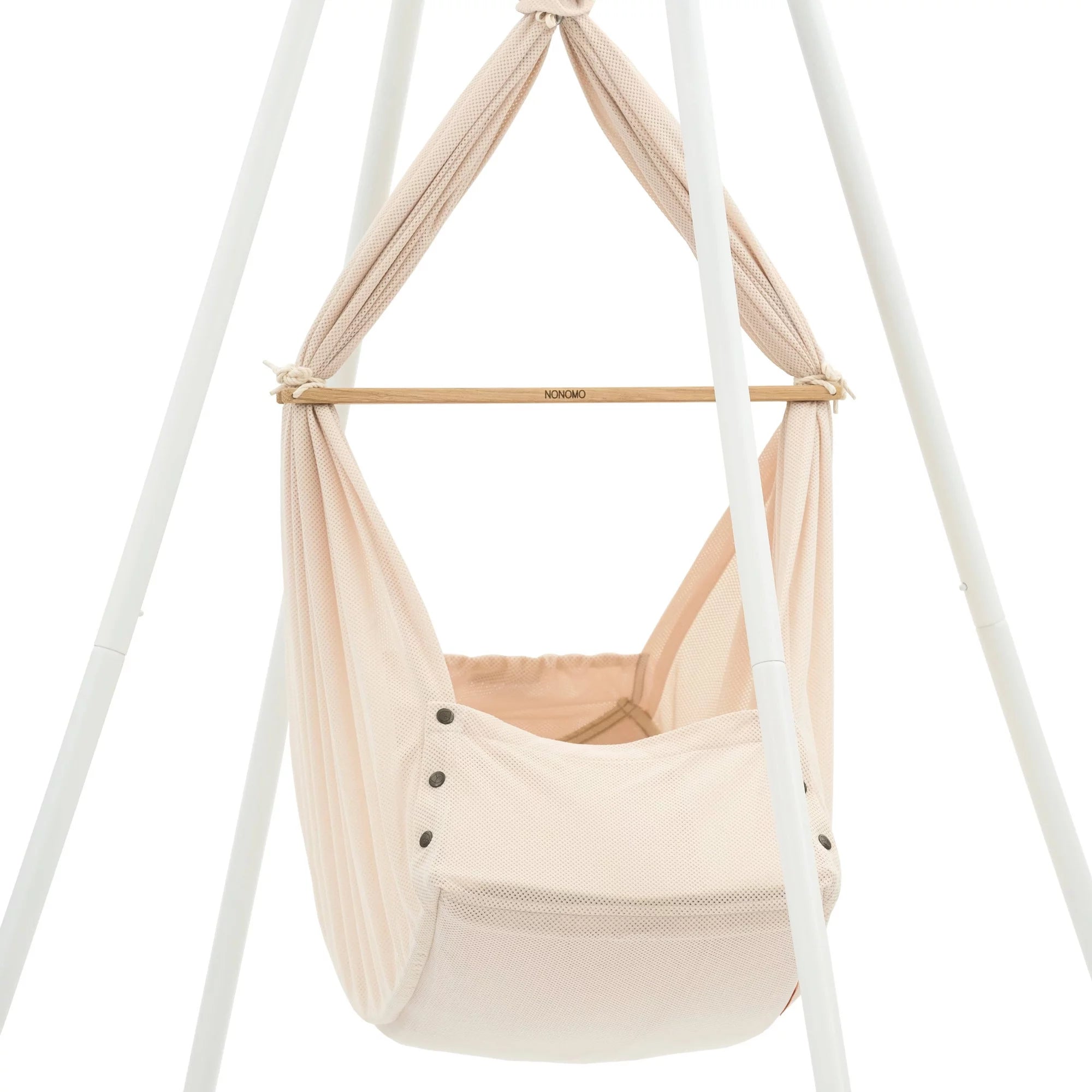 NONOMO-Heavenly-Dreams-Federwiege-mit-Motor-weiss-Gestell-TIPI-weiss-Almond-N-PBCA-MOVWH-TIPI4WH-04