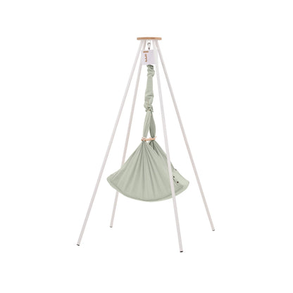 NONOMO-Heavenly-Dreams-Federwiege-mit-Motor-weiss-Gestell-TIPI-weiss-Olive-N-PBCO-MOVWH-TIPI4WH-02