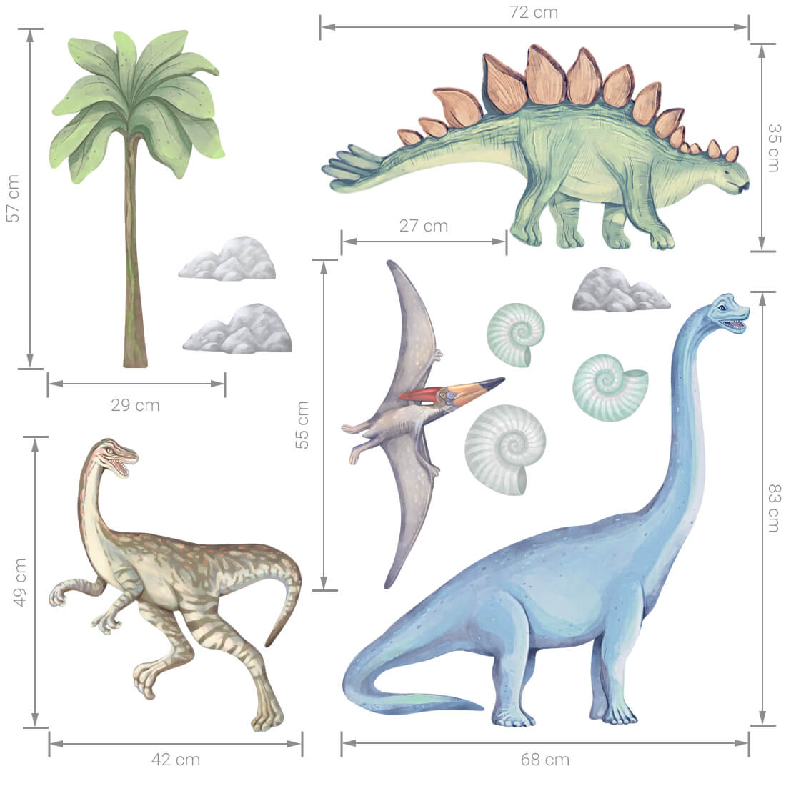 PASTELOWE-LOVE-XL-Wandtattoo_aufkleber-Dinosaurier-II-07