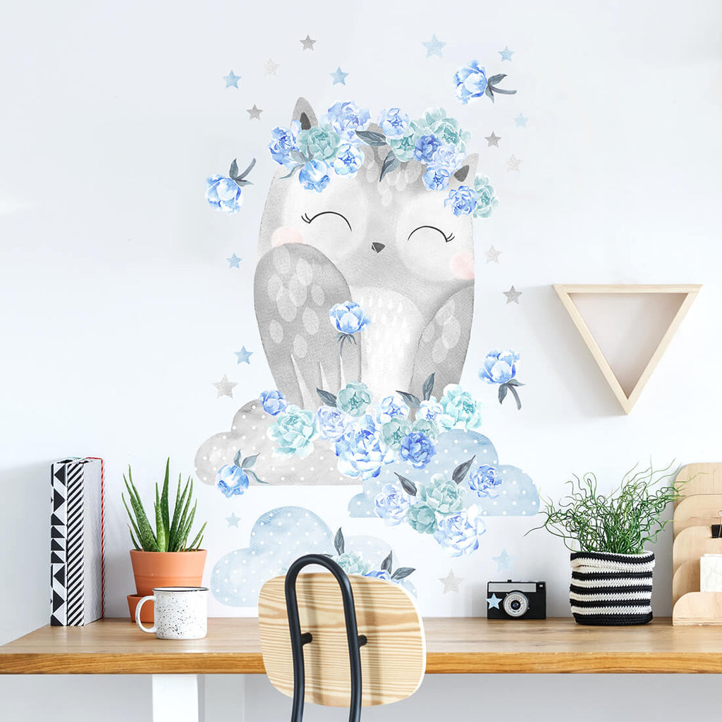PASTELOWE-LOVE-XL-Wandtattoo_aufkleber-Eule-hellblau-02