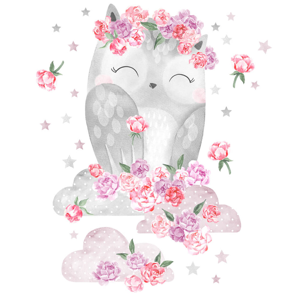 PASTELOWE-LOVE-XL-Wandtattoo_aufkleber-Eule-rosa-01