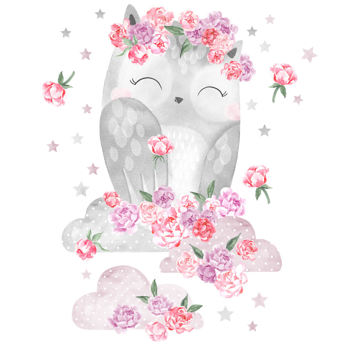 PASTELOWE-LOVE-XL-Wandtattoo_aufkleber-Eule-rosa-01