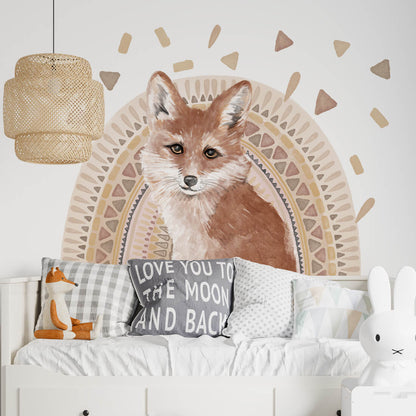PASTELOWE-LOVE-XL-Wandtattoo_aufkleber-Fuchs-creme-14-tlg-03