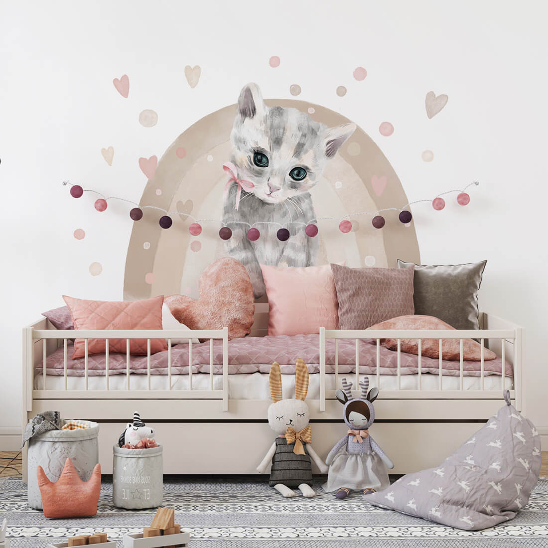 PASTELOWE-LOVE-XL-Wandtattoo_aufkleber-Katze-creme-14-tlg-02