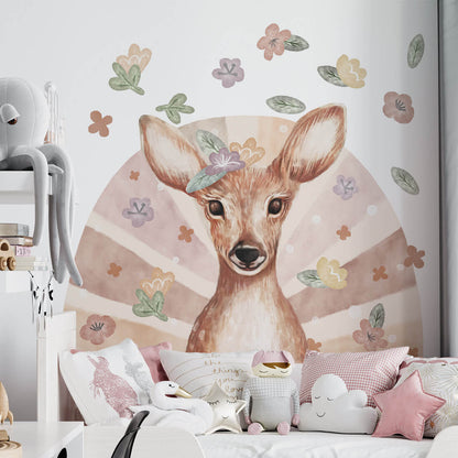 PASTELOWE-LOVE-XL-Wandtattoo_aufkleber-Rehkitz-creme-14-tlg-05