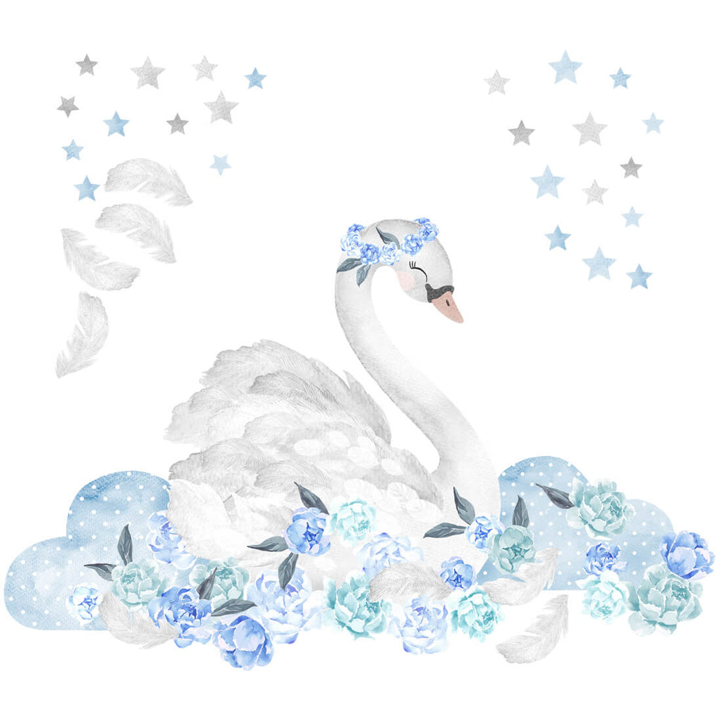 PASTELOWE-LOVE-XL-Wandtattoo_aufkleber-schwan-hellblau-01