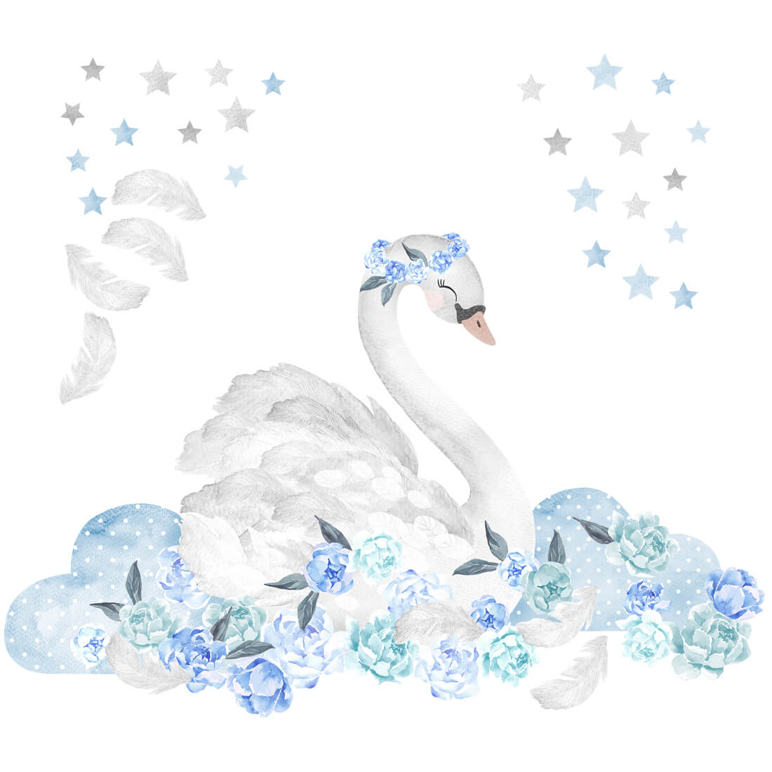 PASTELOWE-LOVE-XL-Wandtattoo_aufkleber-schwan-hellblau-01