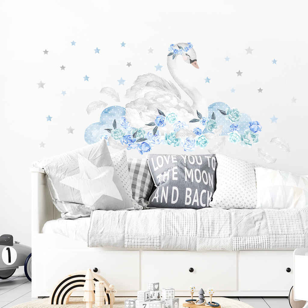 PASTELOWE-LOVE-XL-Wandtattoo_aufkleber-schwan-hellblau-02