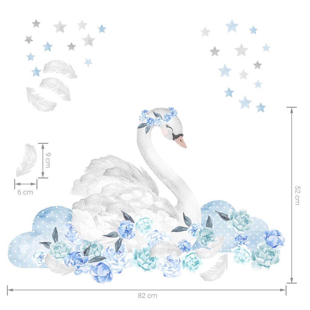 PASTELOWE-LOVE-XL-Wandtattoo_aufkleber-schwan-hellblau-06