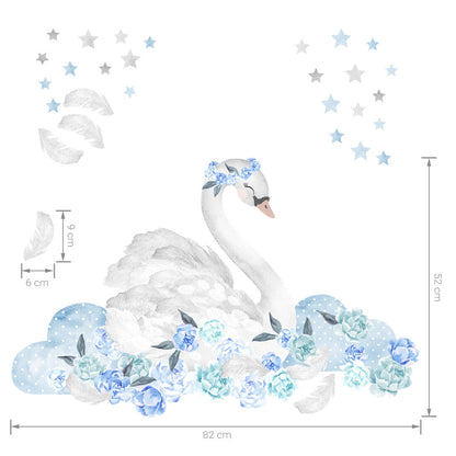 PASTELOWE-LOVE-XL-Wandtattoo_aufkleber-schwan-hellblau-06