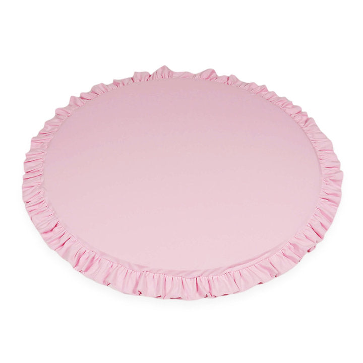 Playmat-with-ruffles-Round-100cm-COTTON-light-pink-moj-S100-JP-01