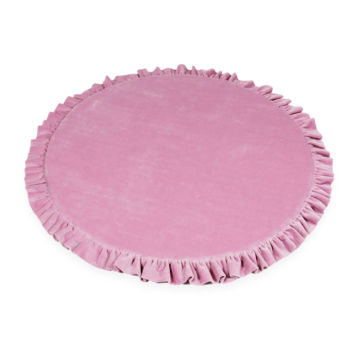 Playmat-with-ruffles-Round-100cm-SOFT-VELVET-rasberry-moj-S100-SVRA-01