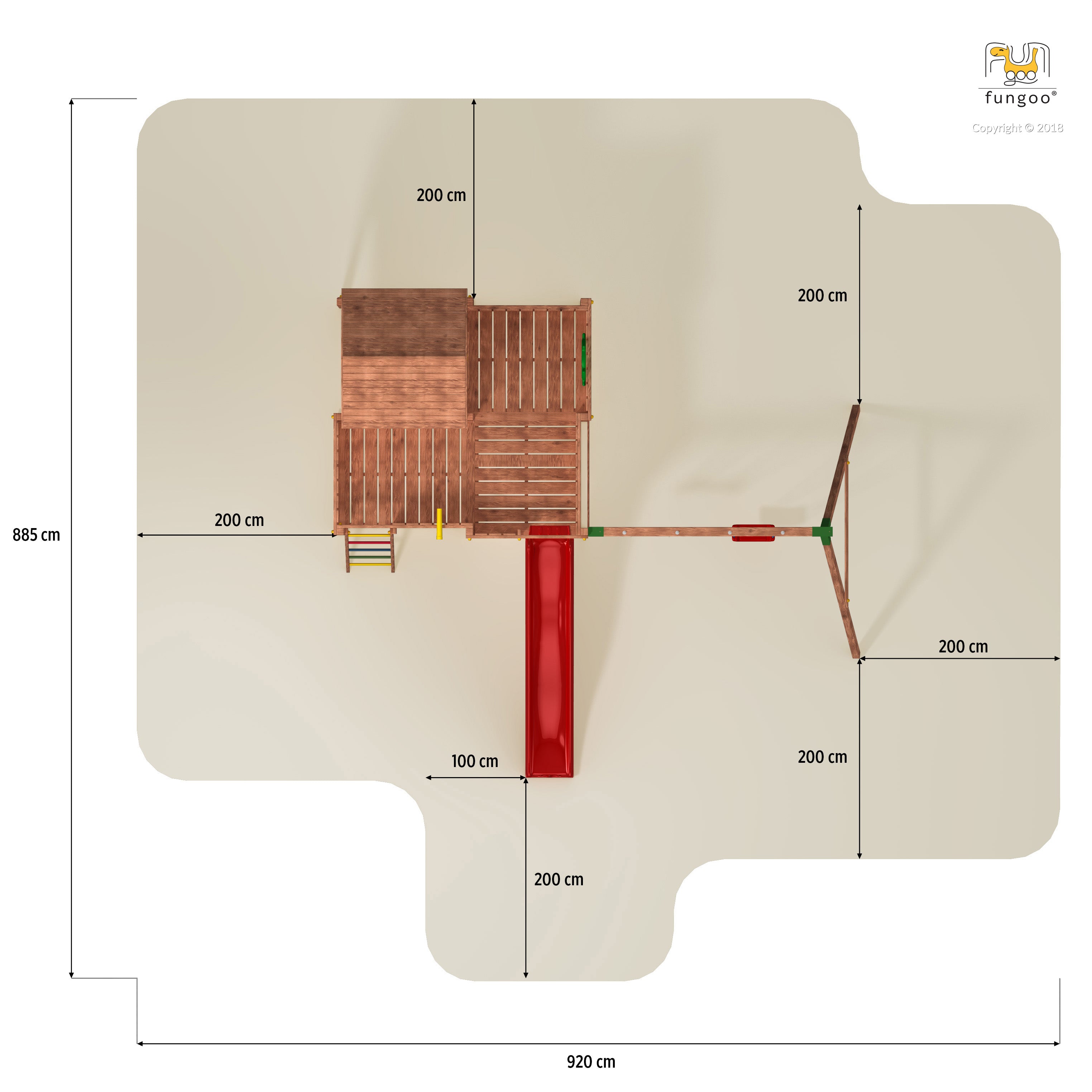 S-03506-P-T-XR_Fungoo_MY_SPACE_XL_MOVE_Red_Slide_TEAK03303