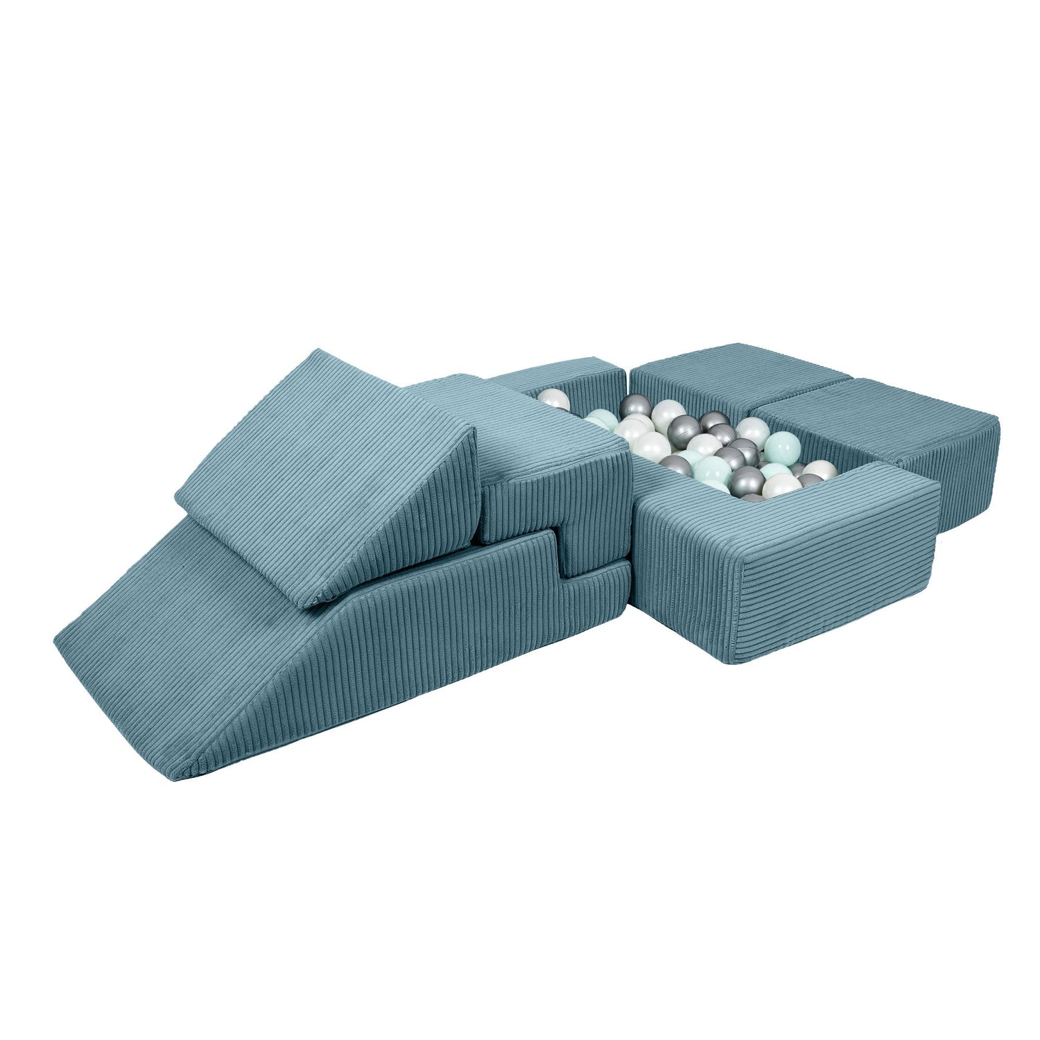 Design4Kids Schaumspielset Elements Jewel Cord mit Bällebad &amp; 100 Bälle